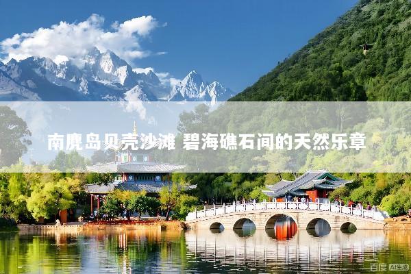 南麂岛贝壳沙滩 碧海礁石间的天然乐章